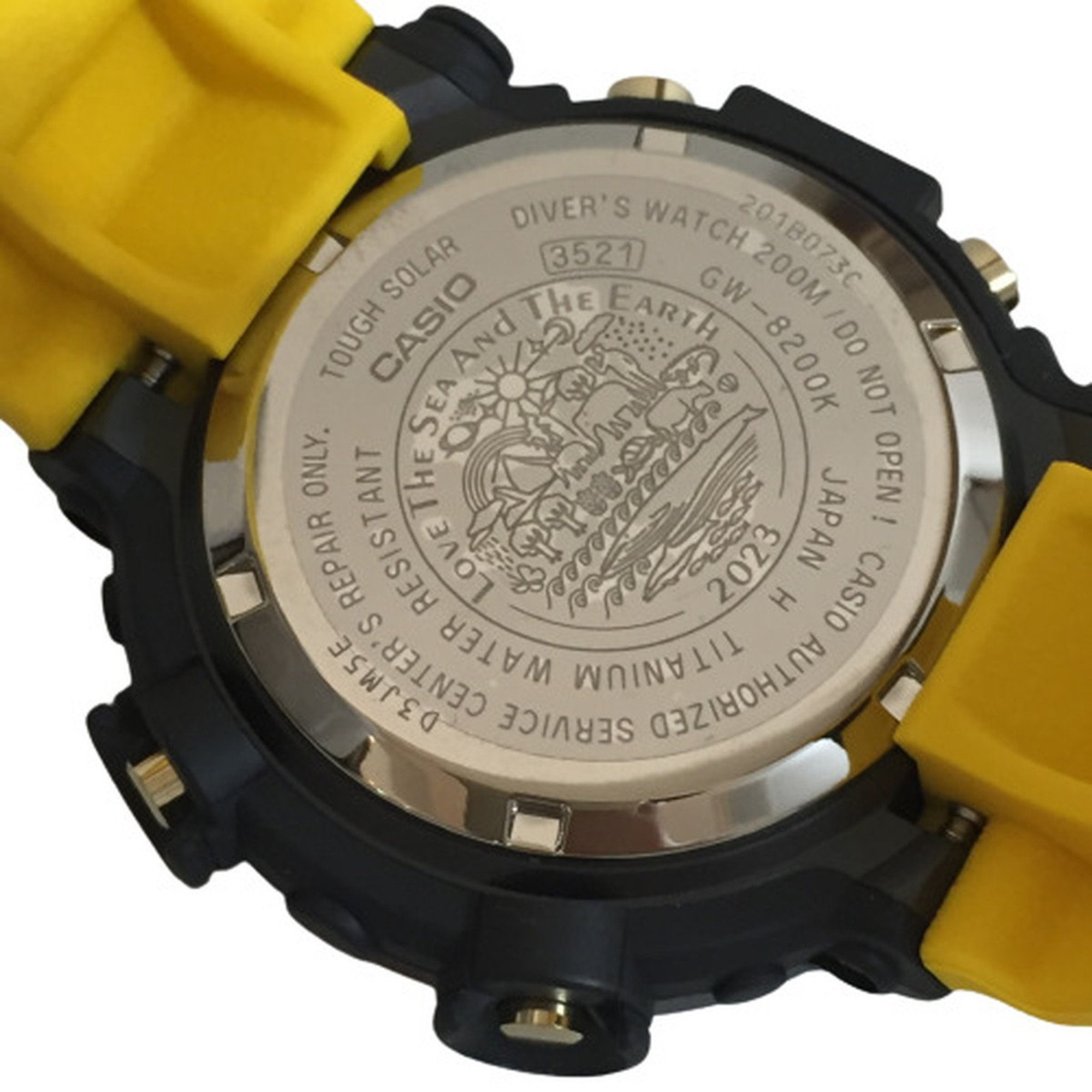CASIO G-SHOCK Watch GW-8200K-9JR FROGMAN 2023 Yellow Black Tough Solar Digital Men's IT00W5578JI7