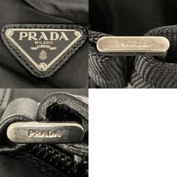 PRADA Prada Boston bag shoulder nylon triangle logo black ladies men V70S USED