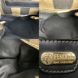 FENDI Pecan pattern body bag shoulder brown black PVC ladies men's fashion USED