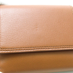 J&M Davidson FOLDING WALLET 10232N Women's Leather Wallet (tri-fold) Brown,Camel