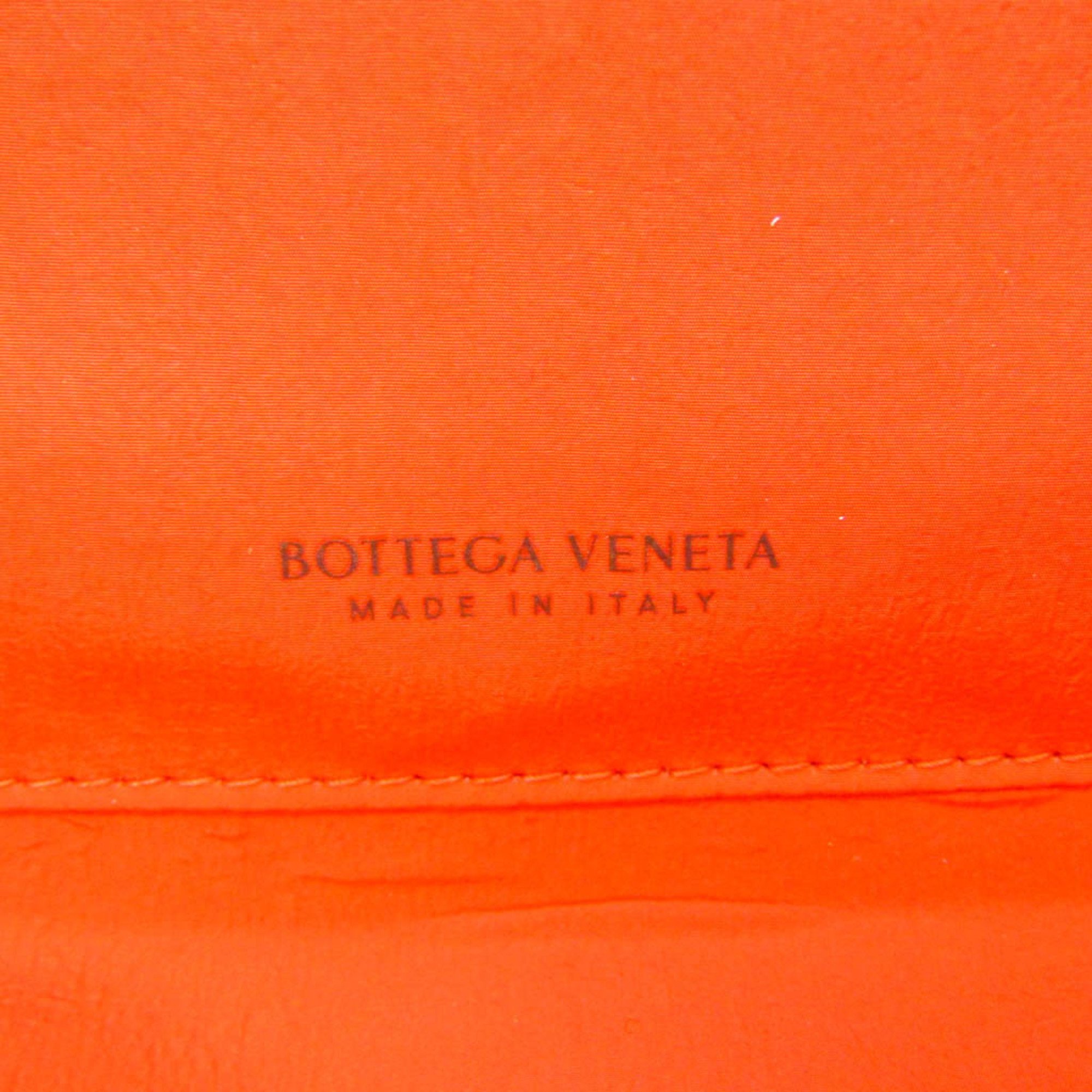 Bottega Veneta Organizer VA9V3 666770 Women's Leather Clutch Bag,Pouch Red Color