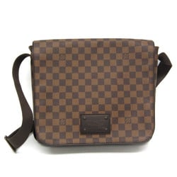 Louis Vuitton Damier Brooklyn MM N51211 Men's Shoulder Bag Ebene