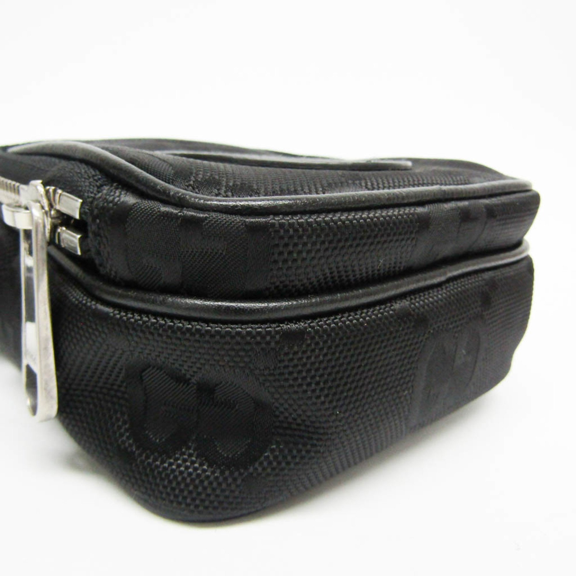 Gucci Off The Grid 643882 Women's Leather,Nylon Canvas Shoulder Bag Black