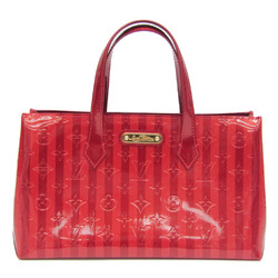Louis Vuitton Monogram Vernis Wilshere PM M91702 Women's Handbag Pomme D'amour