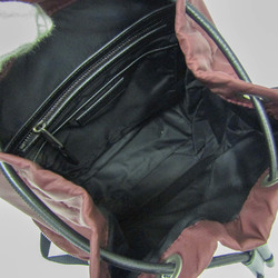 Burberry 8006722 Women's Nylon,Leather Backpack Bordeaux