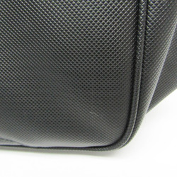 Bottega Veneta Marco Polo Men's Leather,PVC Briefcase,Handbag Black,Dark Brown