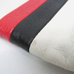 Balenciaga BAZAR POUCH 443658 Women's Leather Clutch Bag Black,Multi-color,Pink,White