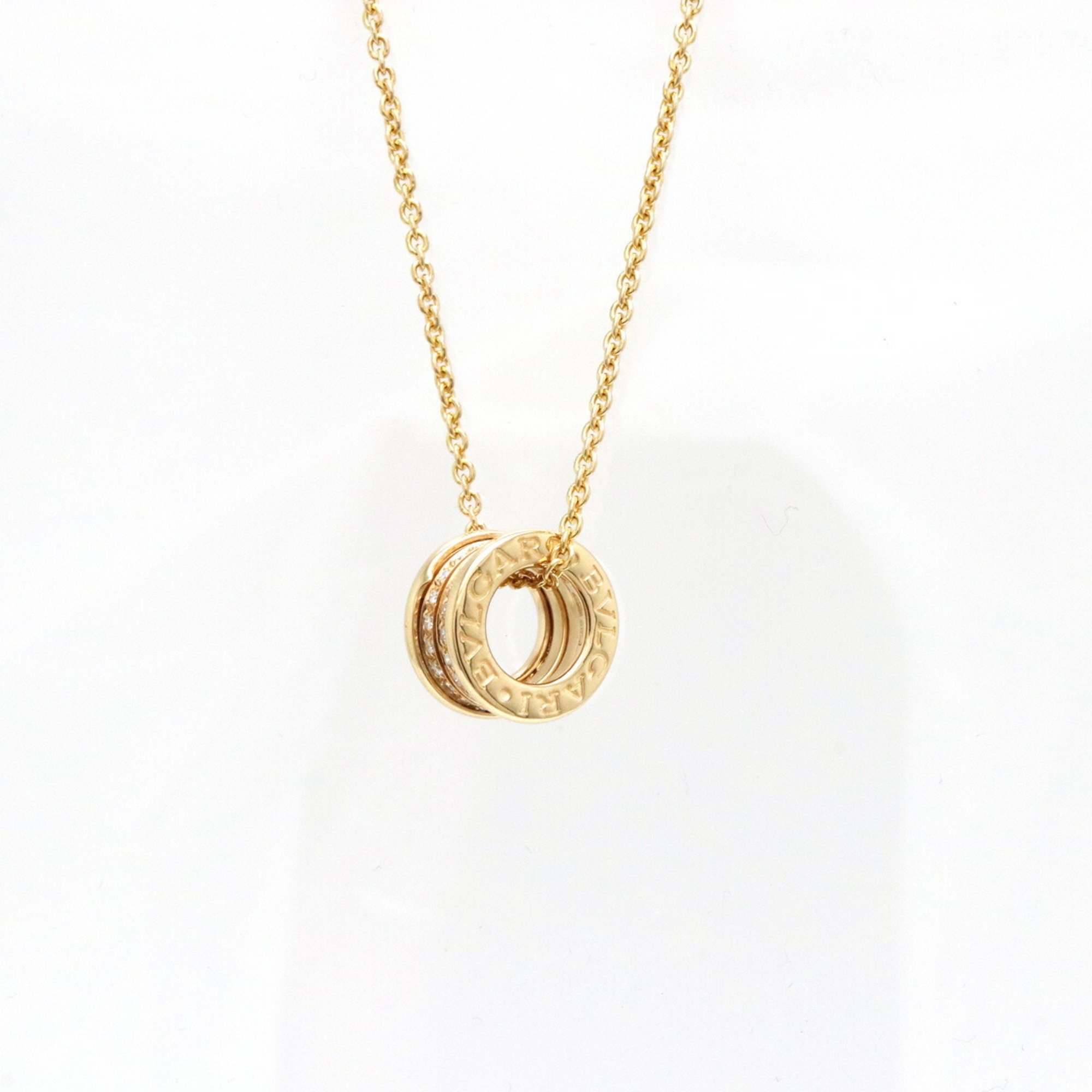 BVLGARI B-zero1 B.zero1 Necklace Pendant K18YG 750YG Yellow Gold Diamond