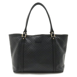 GUCCI Gucci Micro Guccisima Tote Bag Shoulder Leather Black 449647