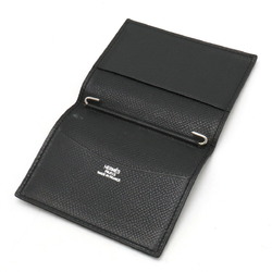 HERMES Agenda Notebook Cover Leather Black □I engraved