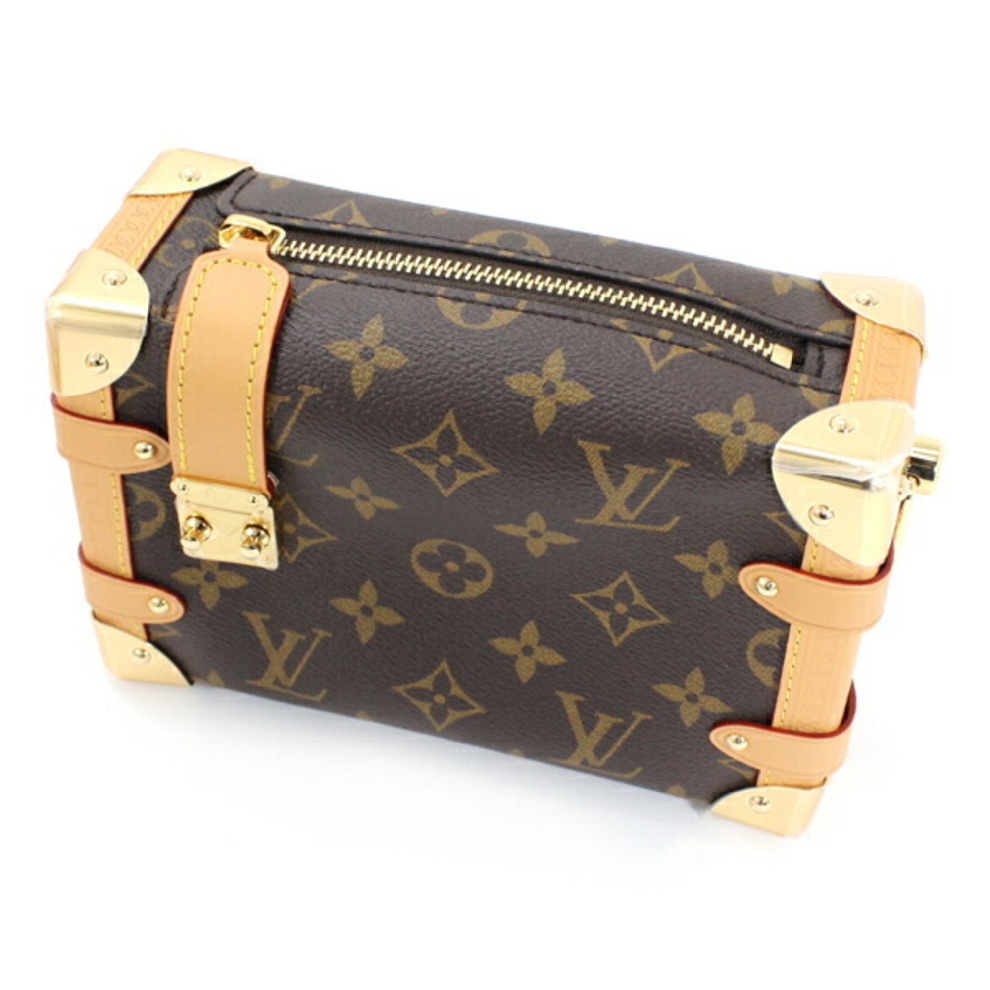 Louis Vuitton Shoulder Bag Side Trunk PM Monogram Brown M46815 Ladies New Luxury LOUIS VUITTON T4854-r