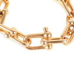 TIFFANY&Co. Tiffany Hardware Large Link Bracelet AU750 K18YG HardWear Jewelry Yellow Gold Made in Italy Accessories Men's