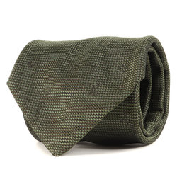 LOUIS VUITTON Louis Vuitton Necktie Monogram Silk Green Made in Italy Brand Men's