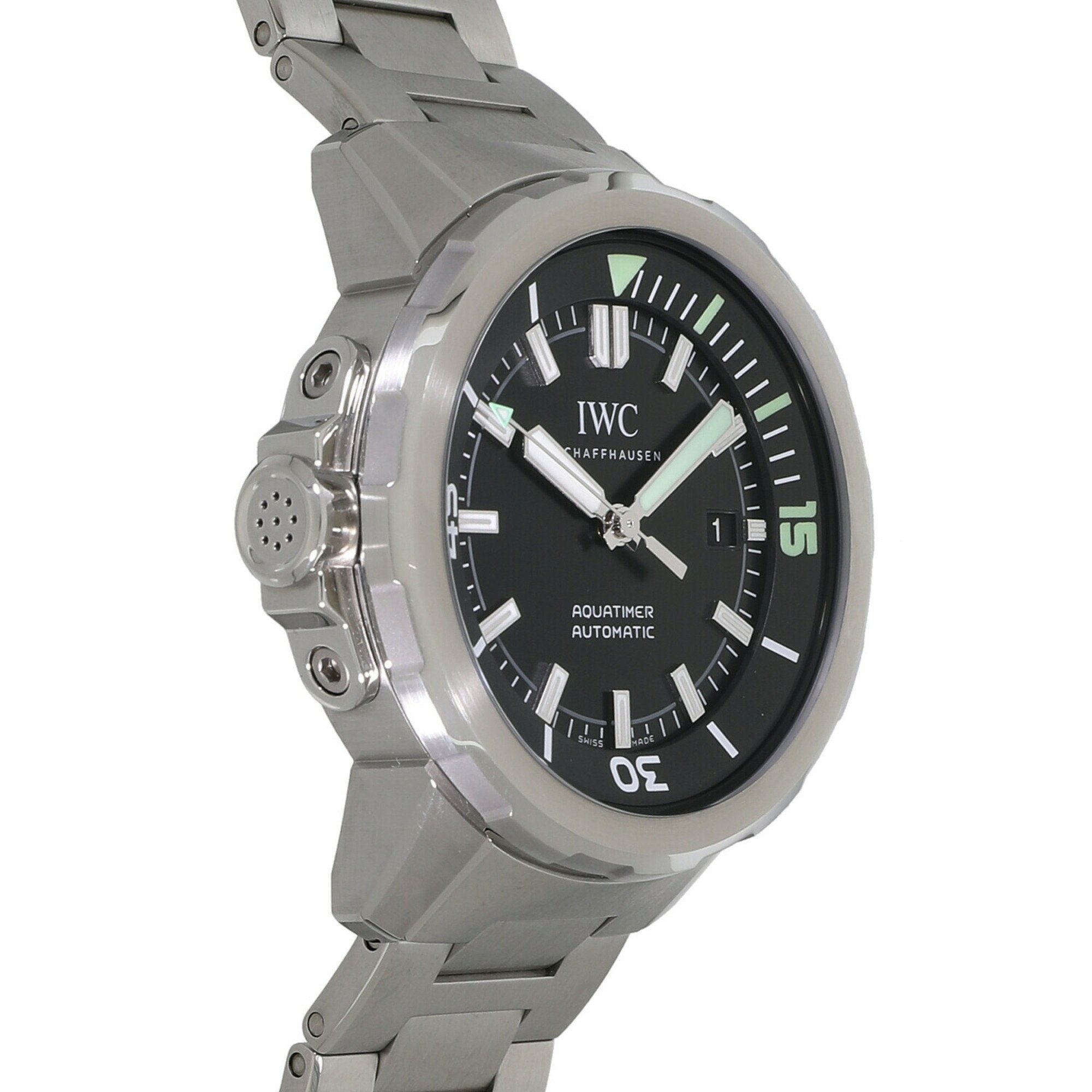 IWC Aquatimer Automatic IW329002 Black Men's Watch I7682