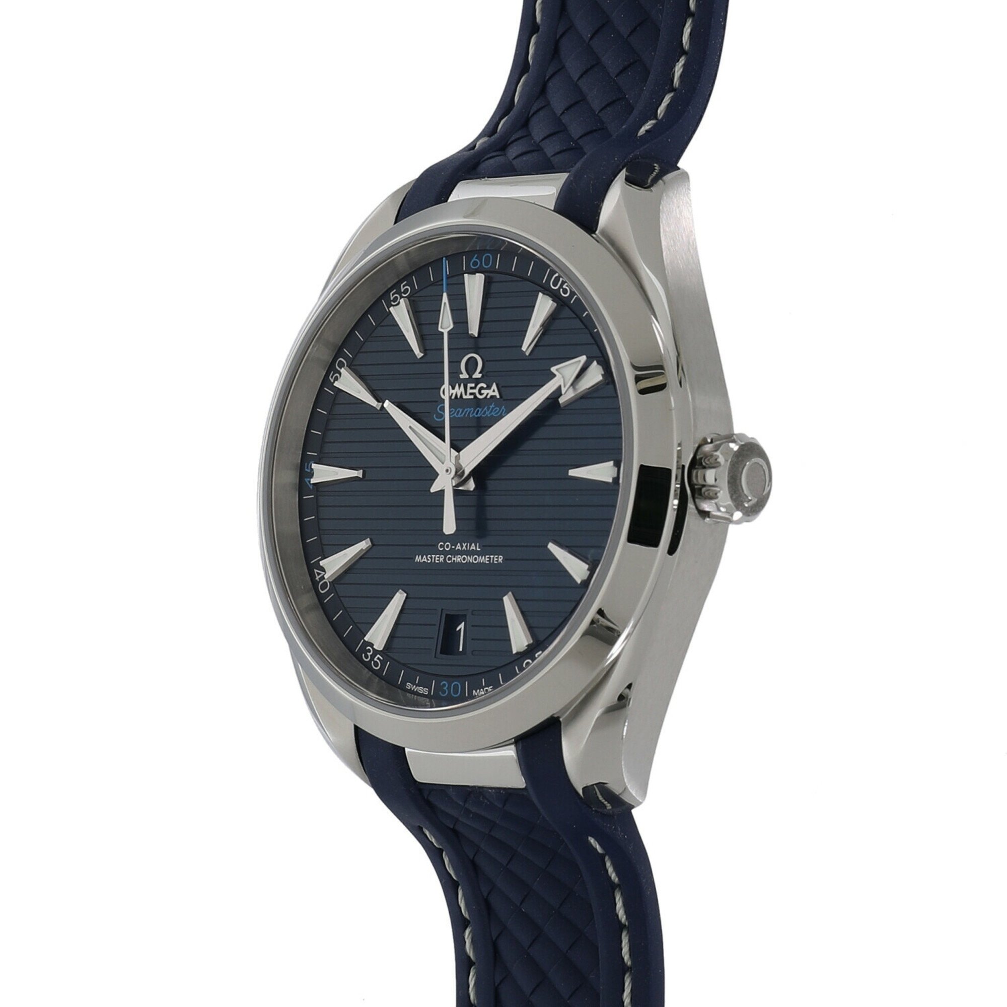 Omega Seamaster Aqua Terra 150m Co-Axial Master Chronometer 220.12.41.21.03.001 Blue Men's Watch O7695
