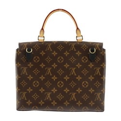 LOUIS VUITTON Louis Vuitton Marignan Handbag M44259 Monogram Canvas Leather Brown Black Gold Hardware 2WAY Shoulder Bag