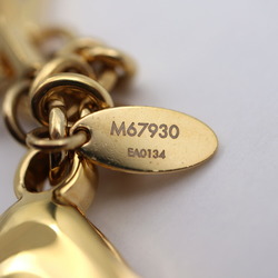 LOUIS VUITTON Ivy Flower Keychain M67930 Metal Gold
