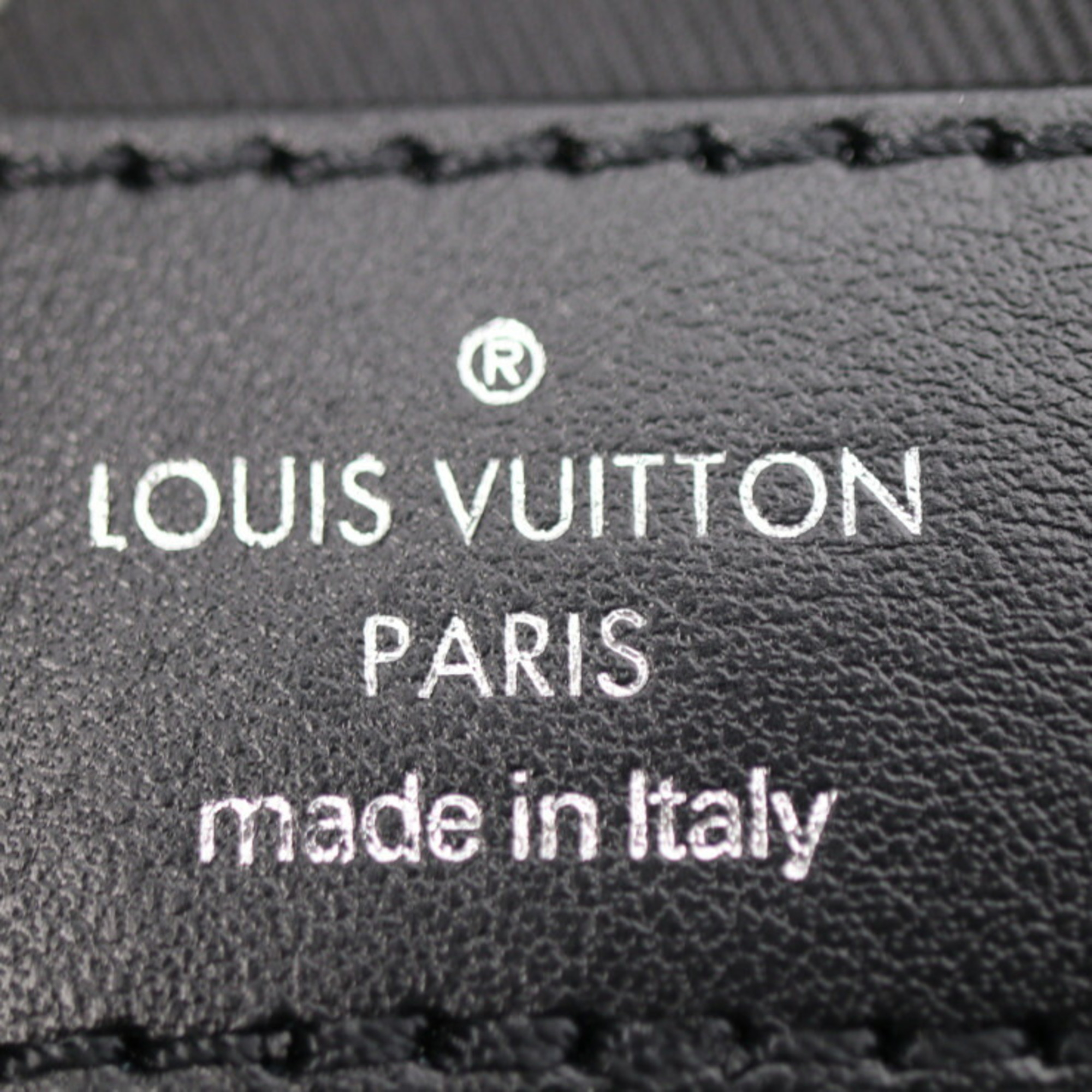 LOUIS VUITTON New Flap Messenger Shoulder Bag M58492 Epi Leather Monogram Eclipse Black Vuitton