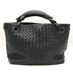 Bottega Veneta Tote Bag Garda Black Hand Intrecciato Women's Leather BOTTEGAVENETA