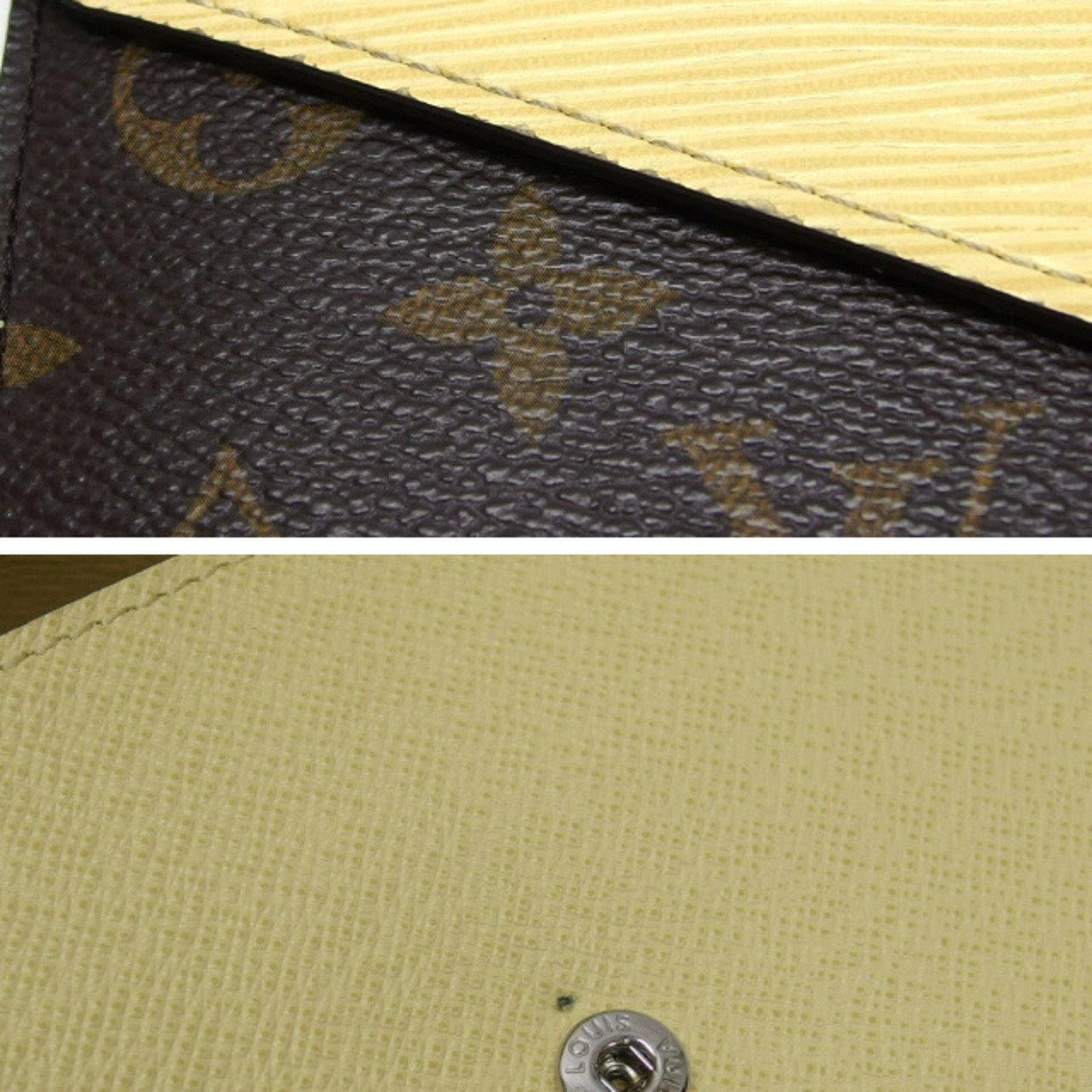 Louis Vuitton Monogram Epi Marie Long Wallet Light Yellow