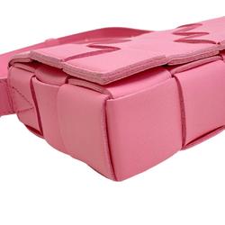BOTTEGA VENETA Cassette Shoulder Bag Pink Ladies