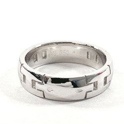 Hermes Hercules Used Rings K18 White Gold HERMES Women's Silver