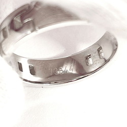 Hermes Hercules Used Rings K18 White Gold HERMES Women's Silver