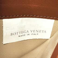 Bottega Veneta Round Zipper Intrecciato Used Long Wallet Leather BOTTEGAVENETA Men's Brown