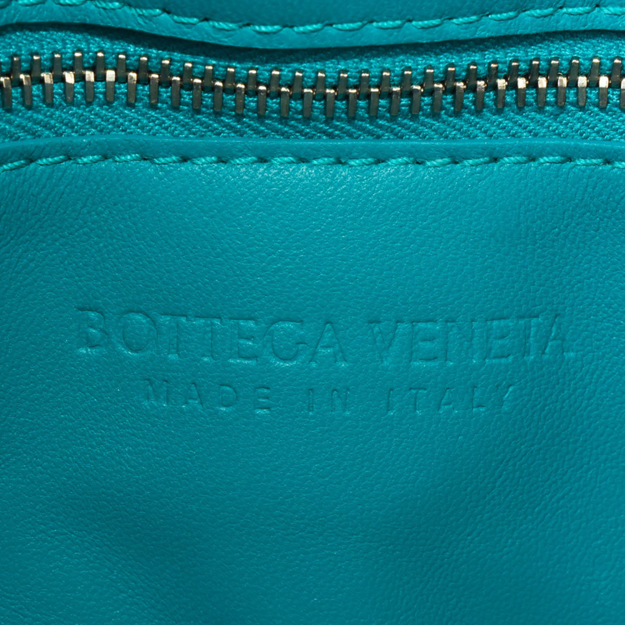 BOTTEGA VENETA Maxi Intrecciato Padette Cassette Bag Shoulder Blue Green 591970 VCQR1