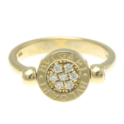 Bvlgari BVLGARI-BVLGARI Flip Ring White Gold (18K),Yellow Gold (18K) Fashion Diamond Band Ring Silver