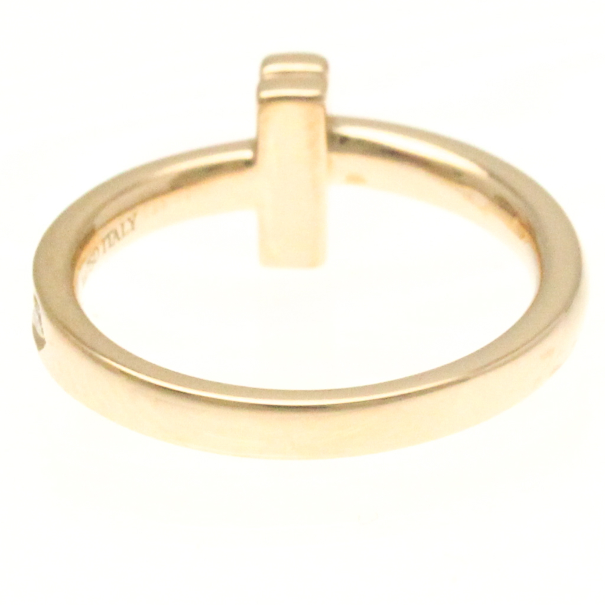 Tiffany T One Ring Pink Gold (18K) Fashion Diamond Band Ring Pink Gold