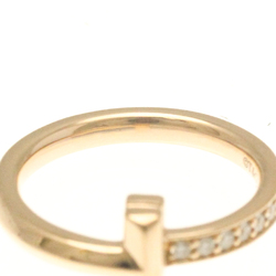 Tiffany T One Ring Pink Gold (18K) Fashion Diamond Band Ring Pink Gold