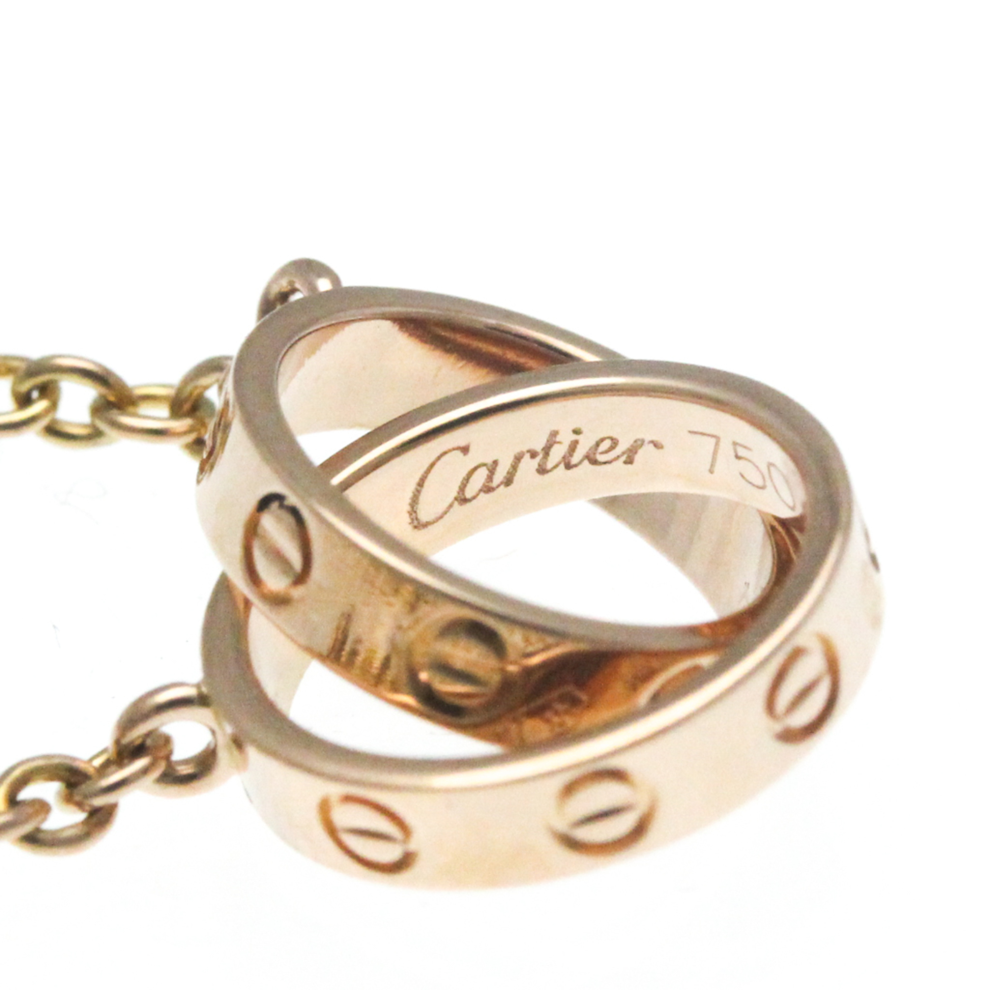 Cartier Baby Love Bracelet Pink Gold (18K) No Stone Charm Bracelet Pink Gold