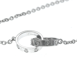 Cartier Baby Love Bracelet White Gold (18K) No Stone Charm Bracelet Silver