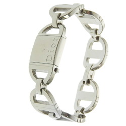 Christian Dior Pandiola Watch D78-100 Stainless Steel Quartz Silver Dial Women's