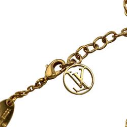 LOUIS VUITTON M61083 Essential V Necklace Gold Women's