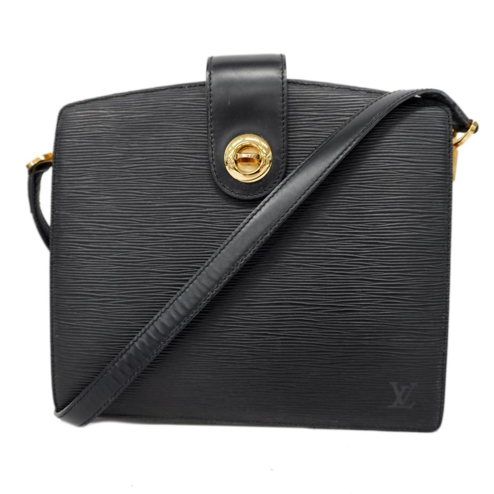 Louis Vuitton Shoulder Bag Epi Capuchin M52342 Noir Ladies | eLADY ...