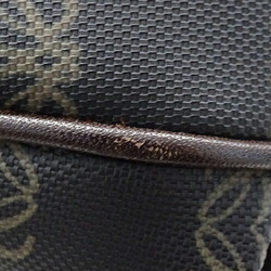 LOEWE Bag Women's Handbag PVC Black Dark Brown