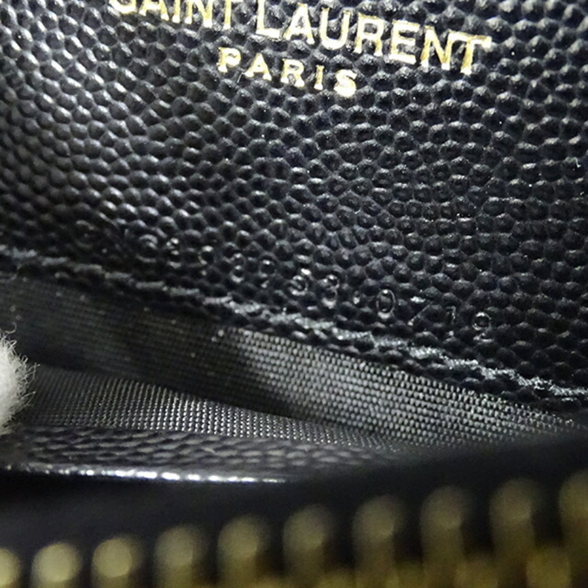 Saint Laurent SAINT LAURENT Bag Women's Shoulder Leather Envelope Chain Black Clutch