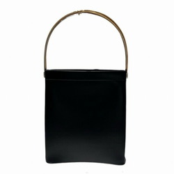 Cartier Trinity Handbag Leather Black Ladies