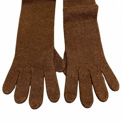 Hermes Long Gloves Brown Brand Accessories Ladies