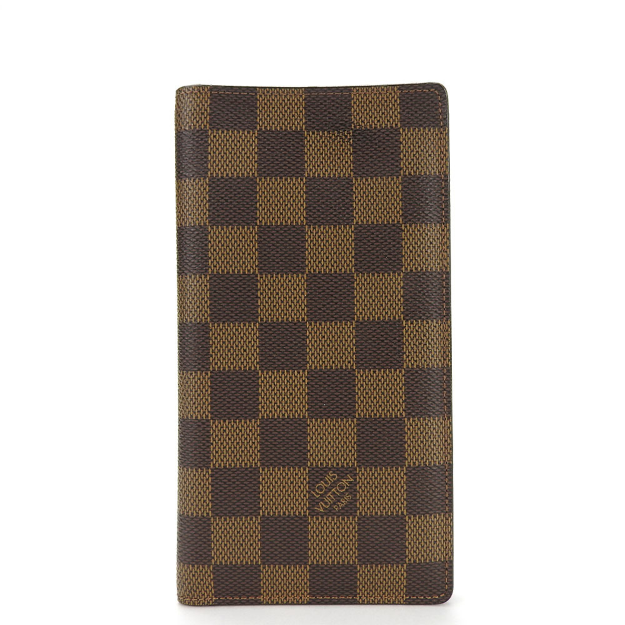 Louis Vuitton Billfold Long Wallet Porte Valeur Cult Credit N61823 Damier Accessories Men's LOUIS VUITTON damier