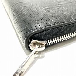 GUCCI GG embossed round zipper 625563 long wallet for men and women