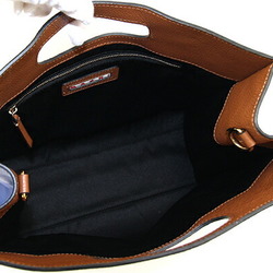 Marni Handbag Brown Blue Leather Square Bag Ladies MARNI