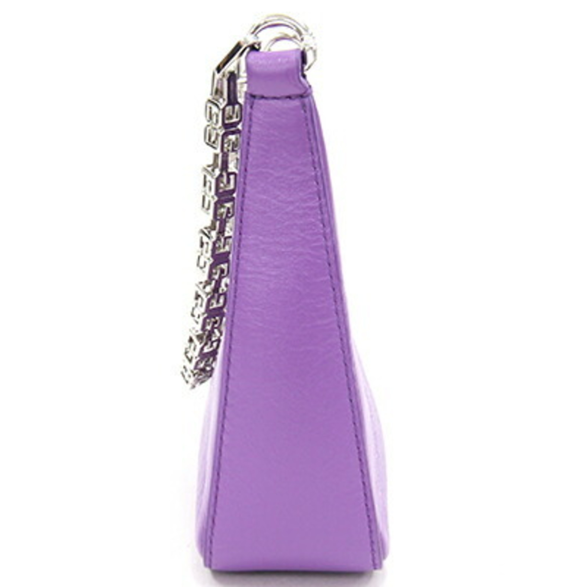 Givenchy Shoulder Bag Moon Cutout BB50QKB1LD Purple Leather Ladies GIVENCHY