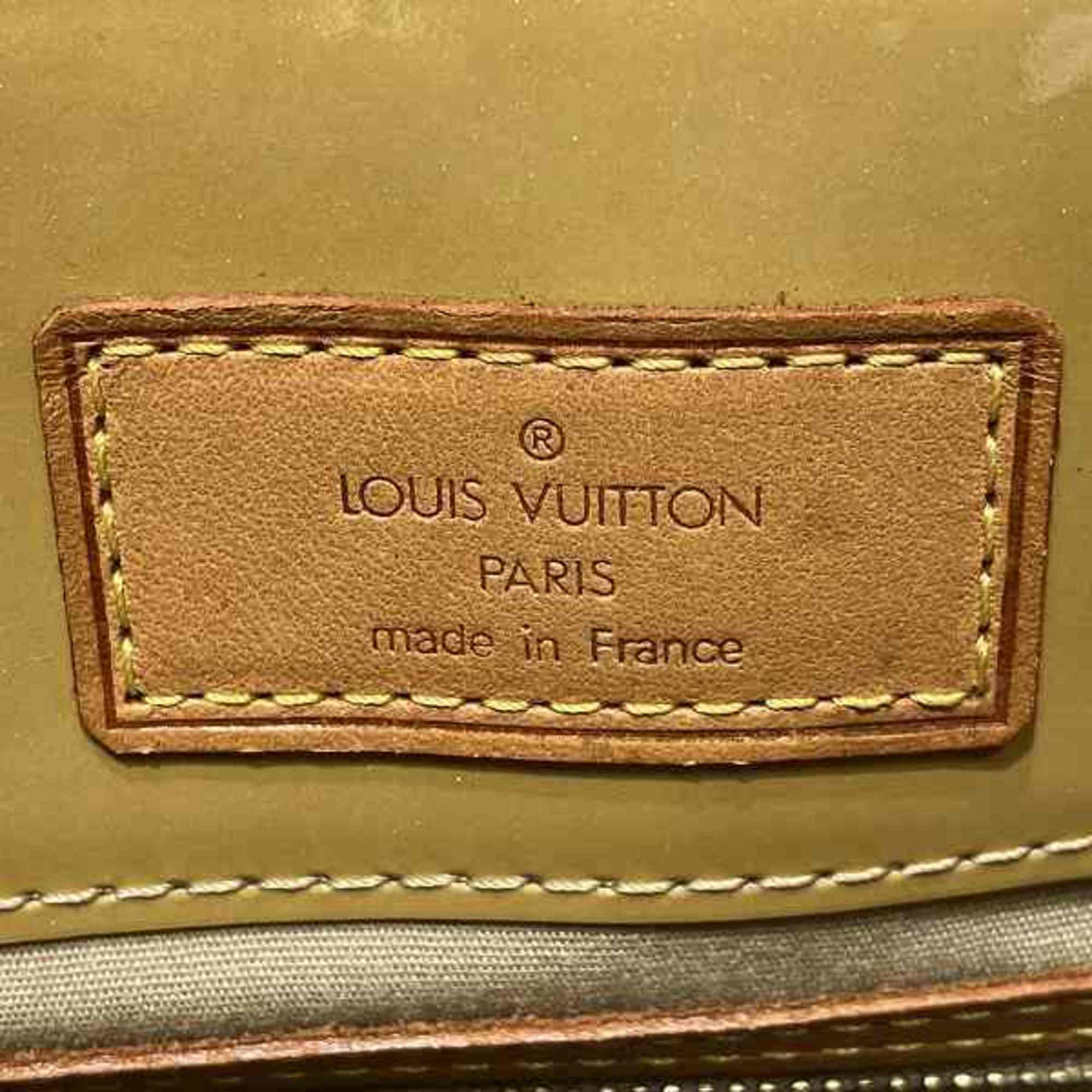 Louis Vuitton Monogram Vernis Lead PM M91144 Bag Handbag Tote Ladies