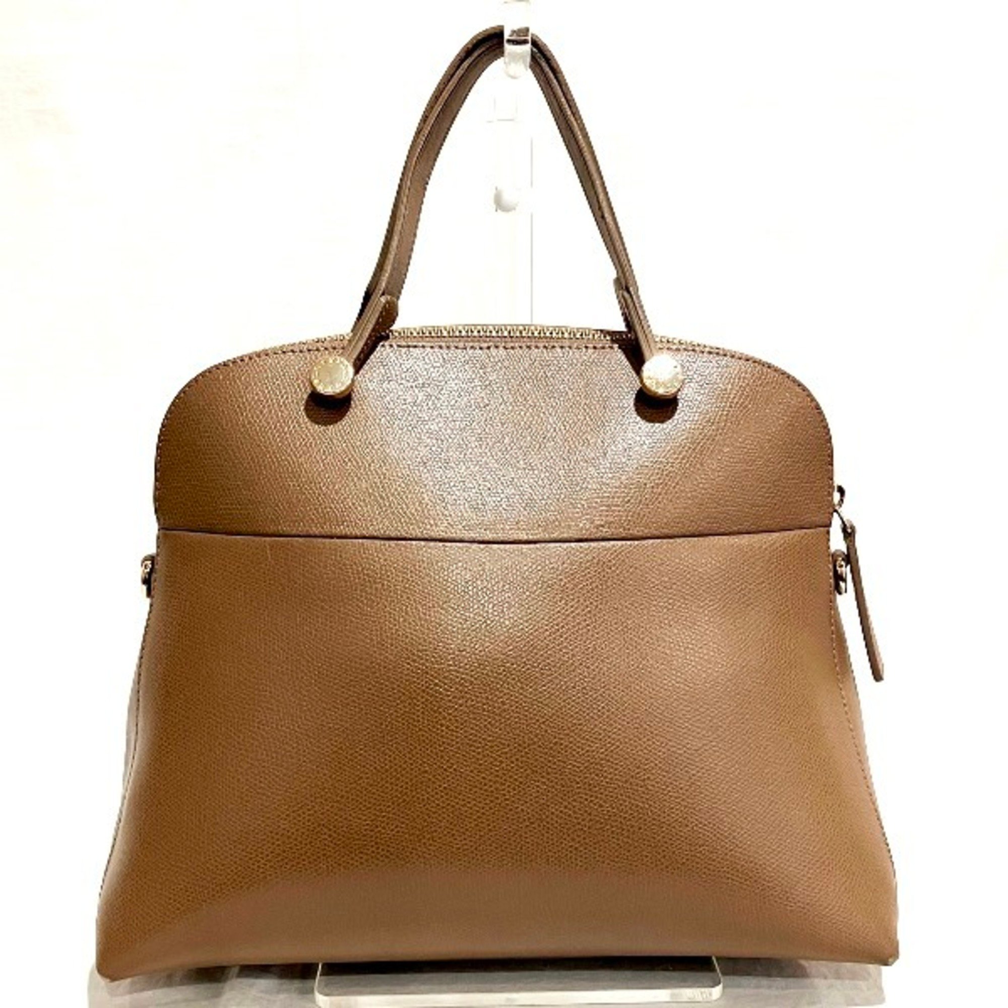 Furla FURLA brown leather bag handbag ladies