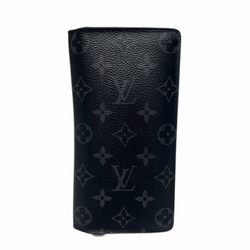 Louis Vuitton Monogram Eclipse Portefeuille Brother M61697 Wallet Men's Women's