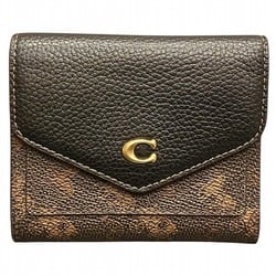 Coach COACH C3161 Win Small Wallet with Horse and Carriage Compact 3-Fold Ladies