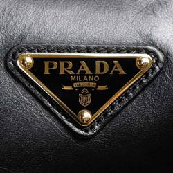 PRADA Prada Arche Shoulder Bag Black 1BC194 IC Chip Ladies